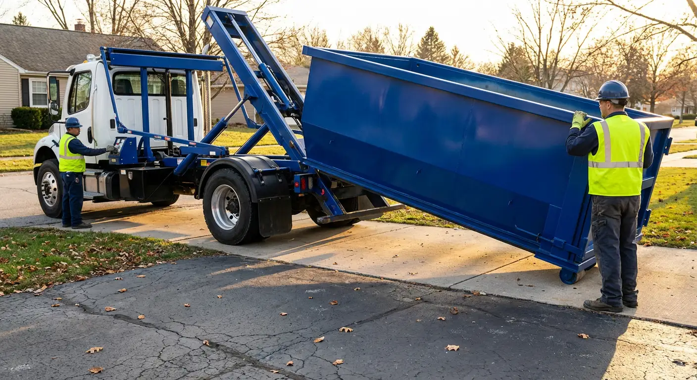 Roll-off dumpster rental service in Towson, MD