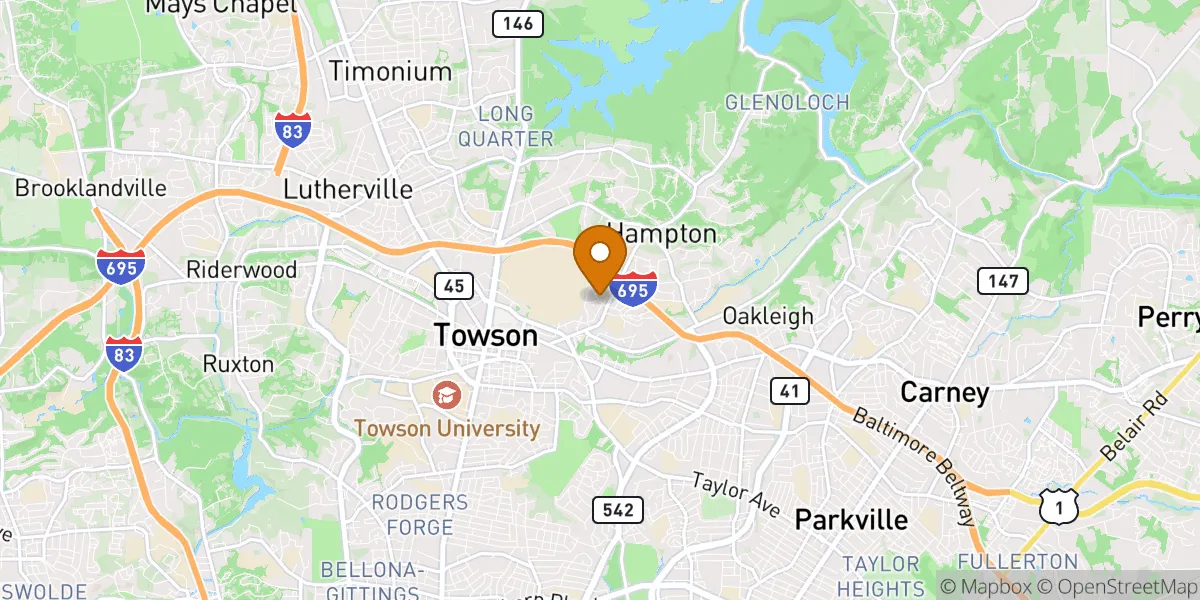  neighborhood map in Towson, MD